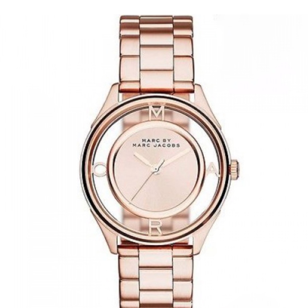 Marc By Marc Jacobs Tether Skeleton RG Watch